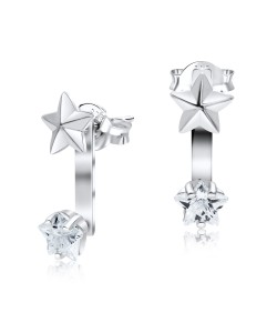 CZ Star Shaped Stud Earring STC-2146